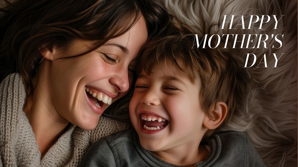 Happy mothers day quote blog banner template