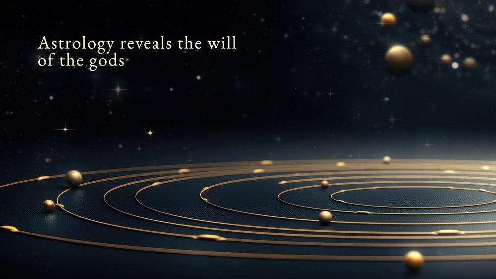 Astrology s quote blog banner template