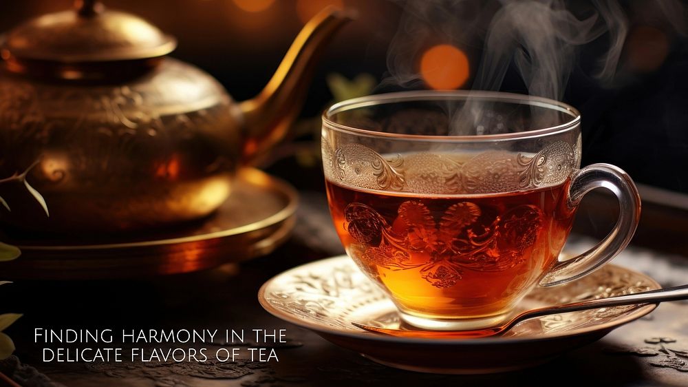 Tea  quote blog banner template