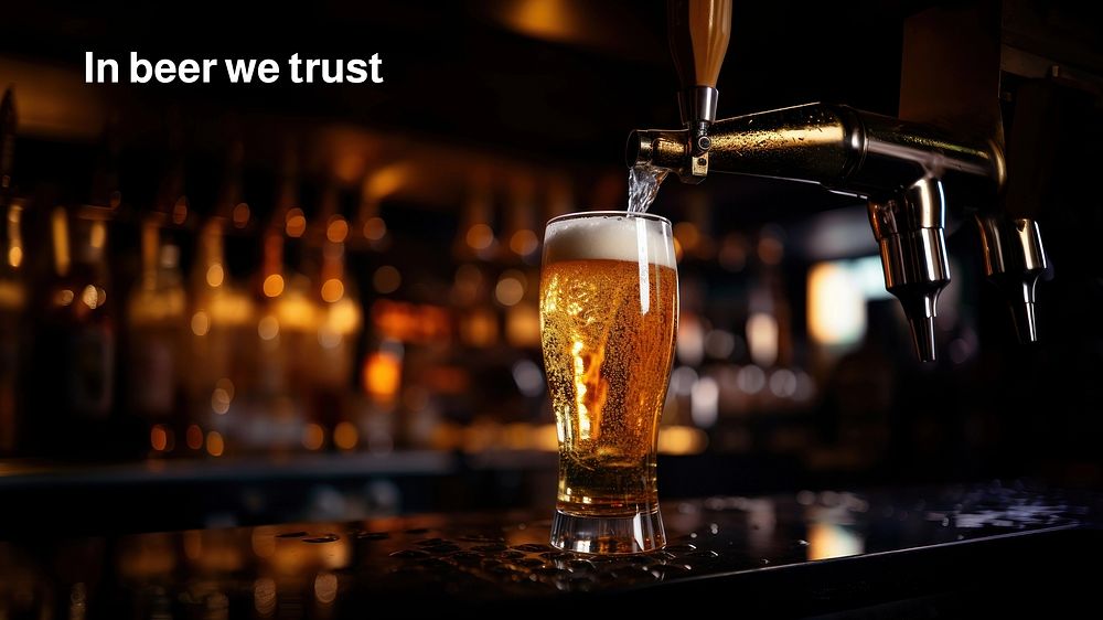 Beer  quote blog banner template
