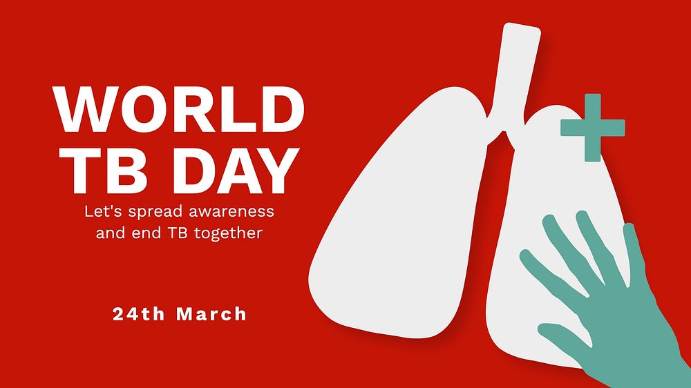 World TB Day  blog banner template