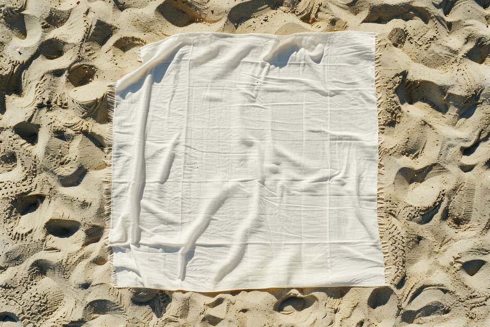 Beach blanket mockup outdoors transportation beachwear.