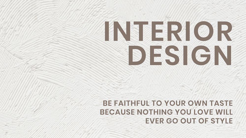 Interior design blog banner template