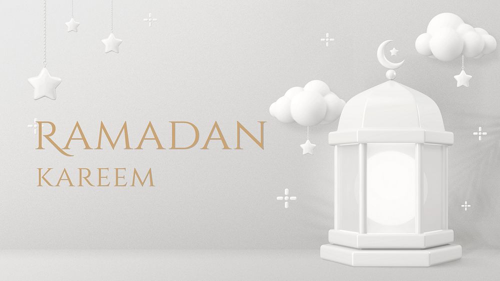 Ramadan kareem YouTube thumbnail template