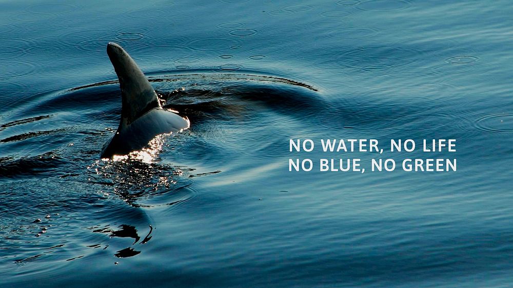 Save oceans blog banner template  