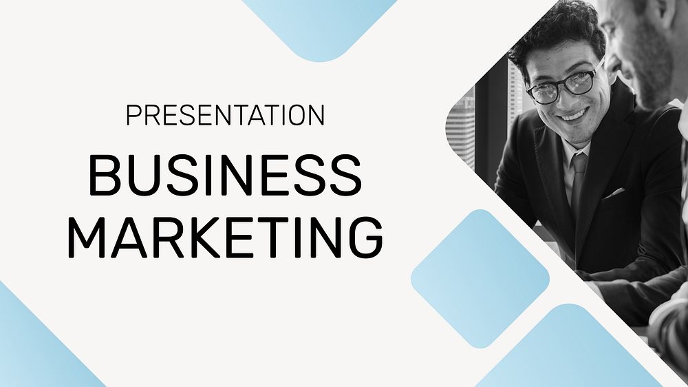 Business marketing PowerPoint presentation template