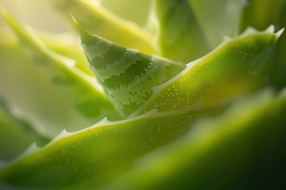 Aloe texture plant green leaf.