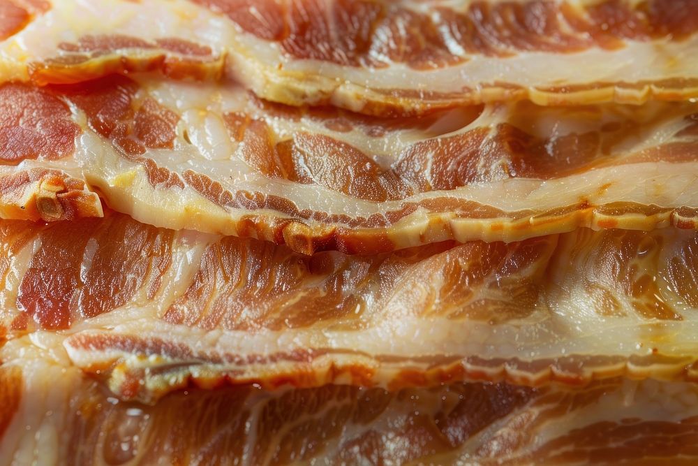 Bacon texture food meat pork.