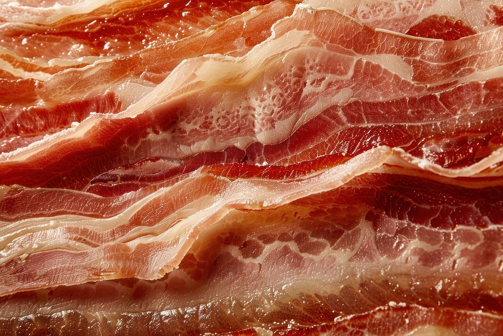 Bacon texture food meat pork.