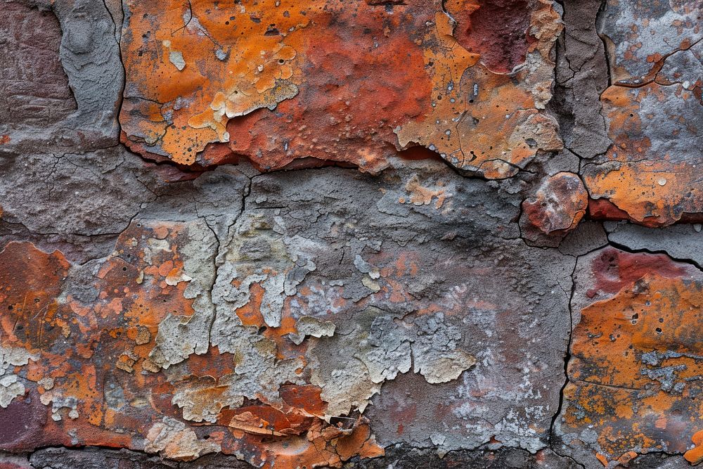 Brick wall texture corrosion rust.