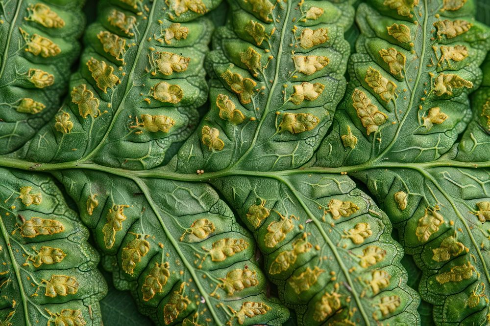 Fern texture plant leaf.