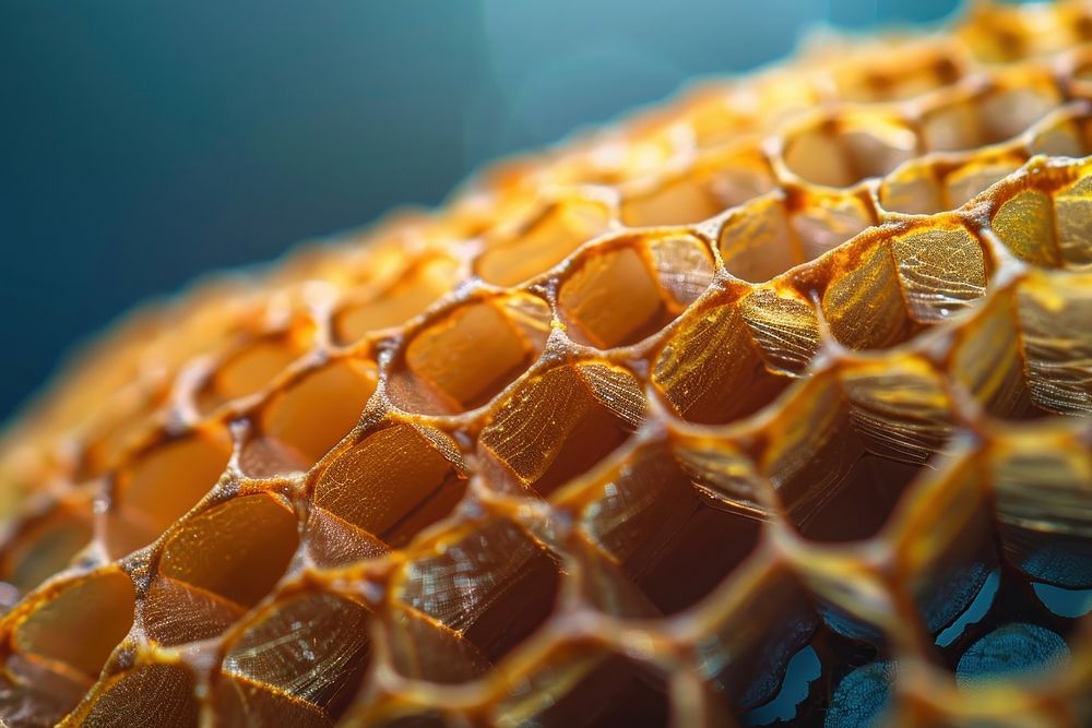 Honeycomb texture invertebrate lobster seafood.