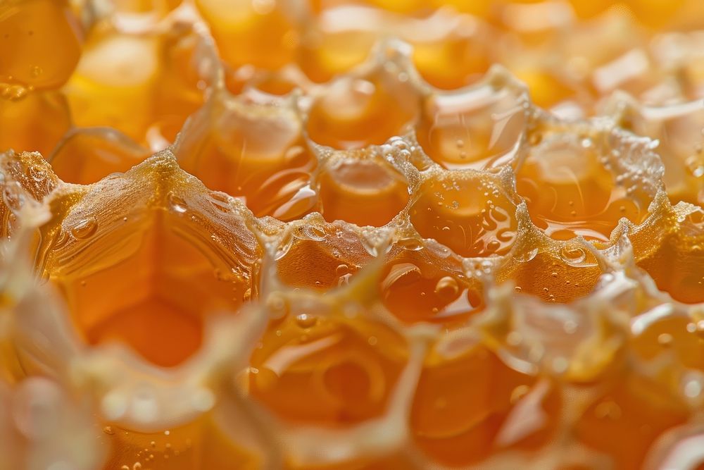 Honeycomb texture medication food pill.