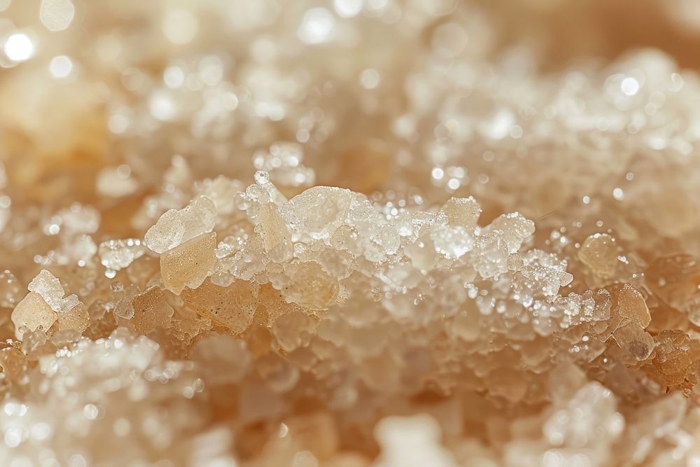 Salt texture crystal mineral sugar.