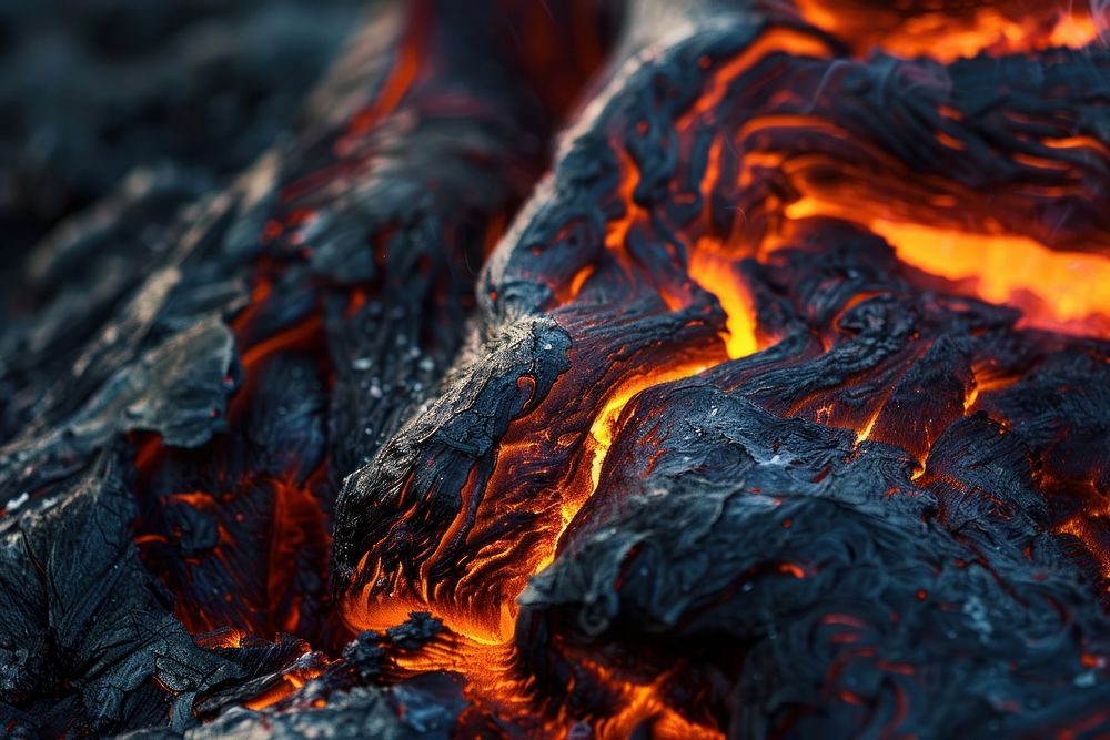 Volcano texture mountain outdoors eruption.