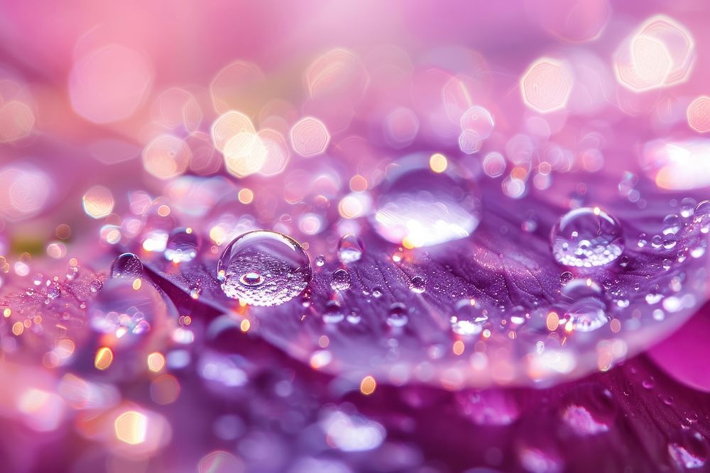 Water drop texture chandelier blossom droplet.