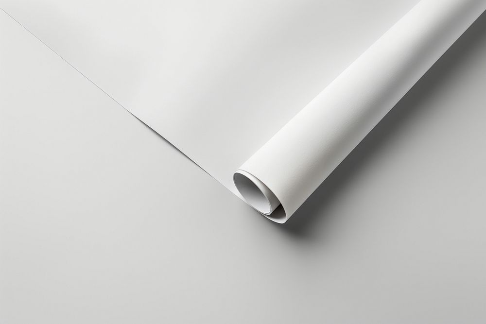 White paper sheet.