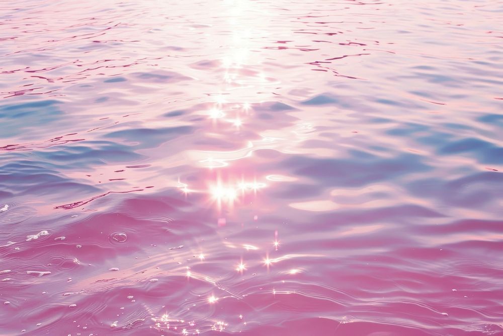 Light pink water outdoors nature ocean.
