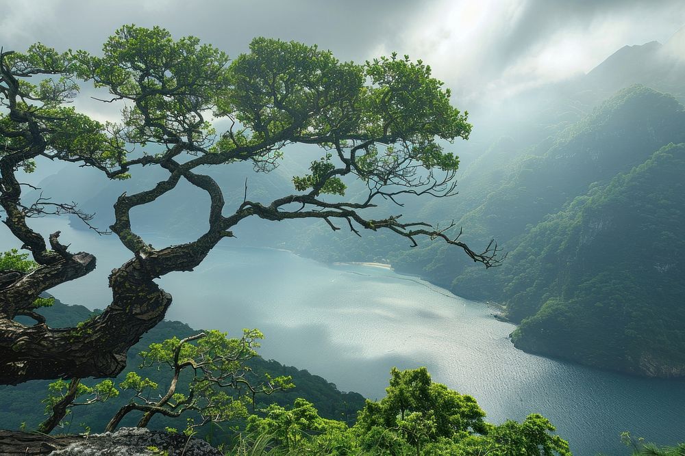 Camera show landscapes nature vegetation rainforest.
