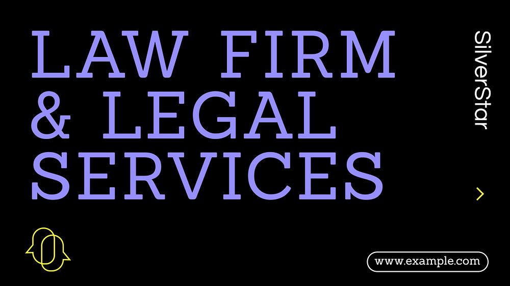 Law firm presentation template  design