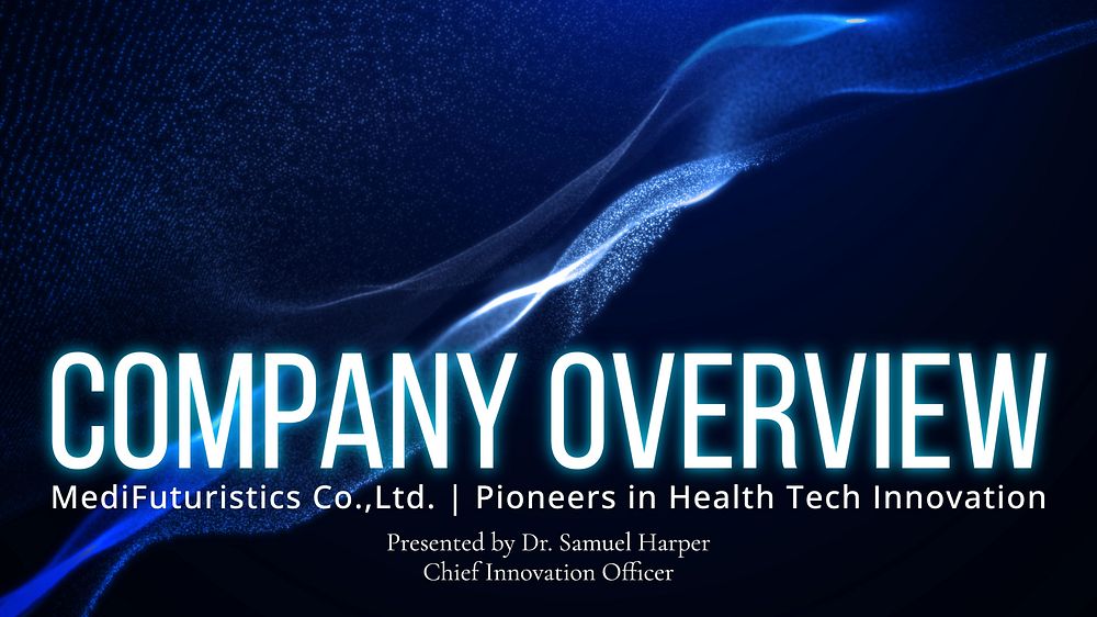 Company overview health template