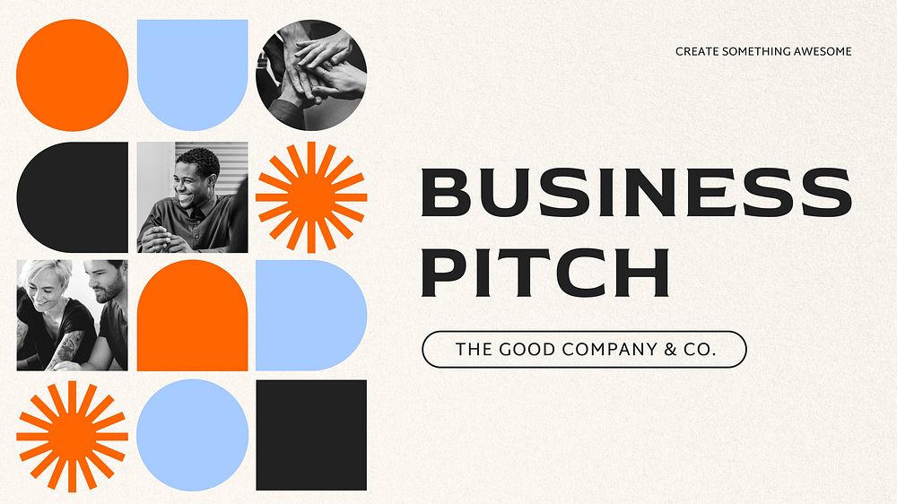 Business pitch presentation template free photo rawpixel