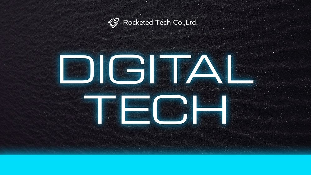 Digital Tech presentation template