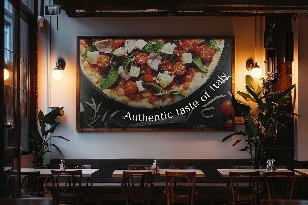 Restaurant picture frame
