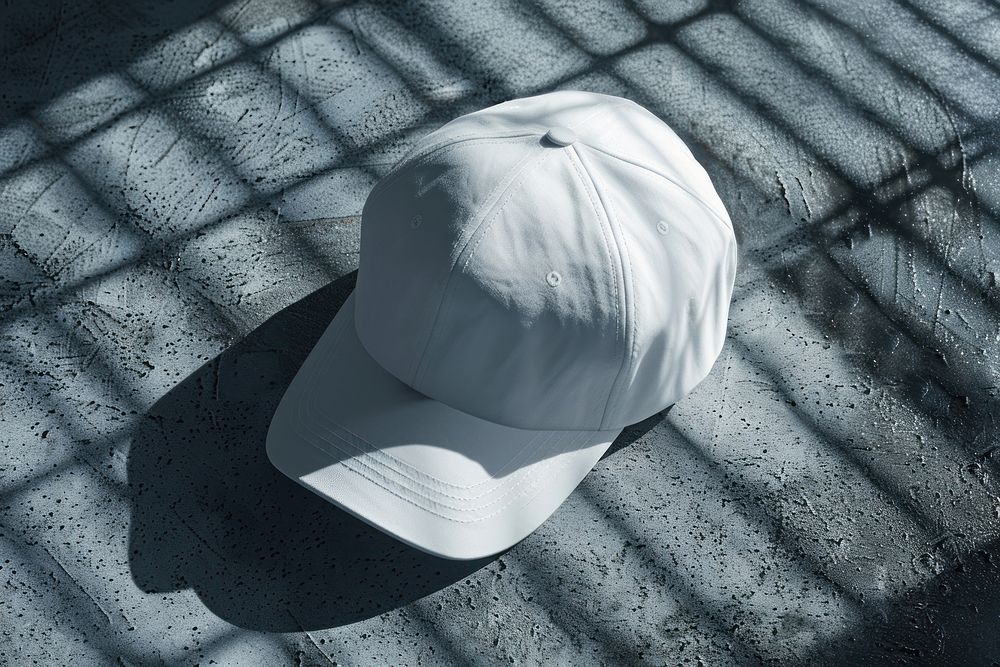 Cap mockup clothing apparel hat.