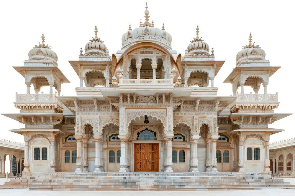 India temple building architecture housing mansion.