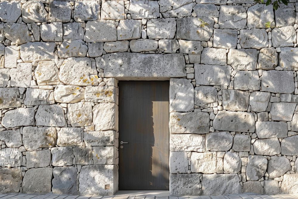 Stone wall architecture building outdoors.