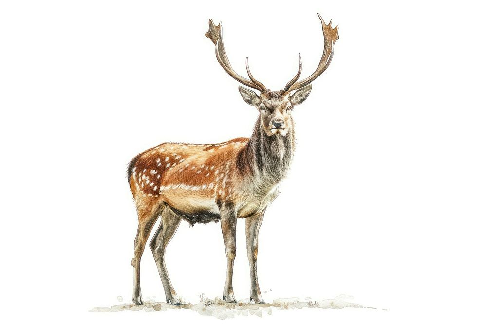 Deer wildlife antelope animal.