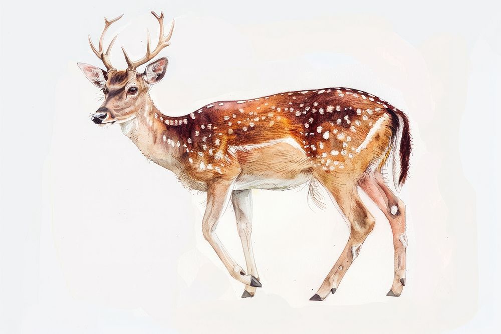 Deer wildlife antelope animal.