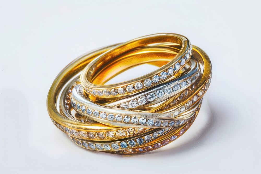 Diamond stacked rings accessories accessory ornament.