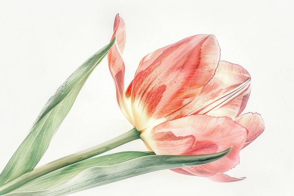 Tulip flower blossom animal plant.