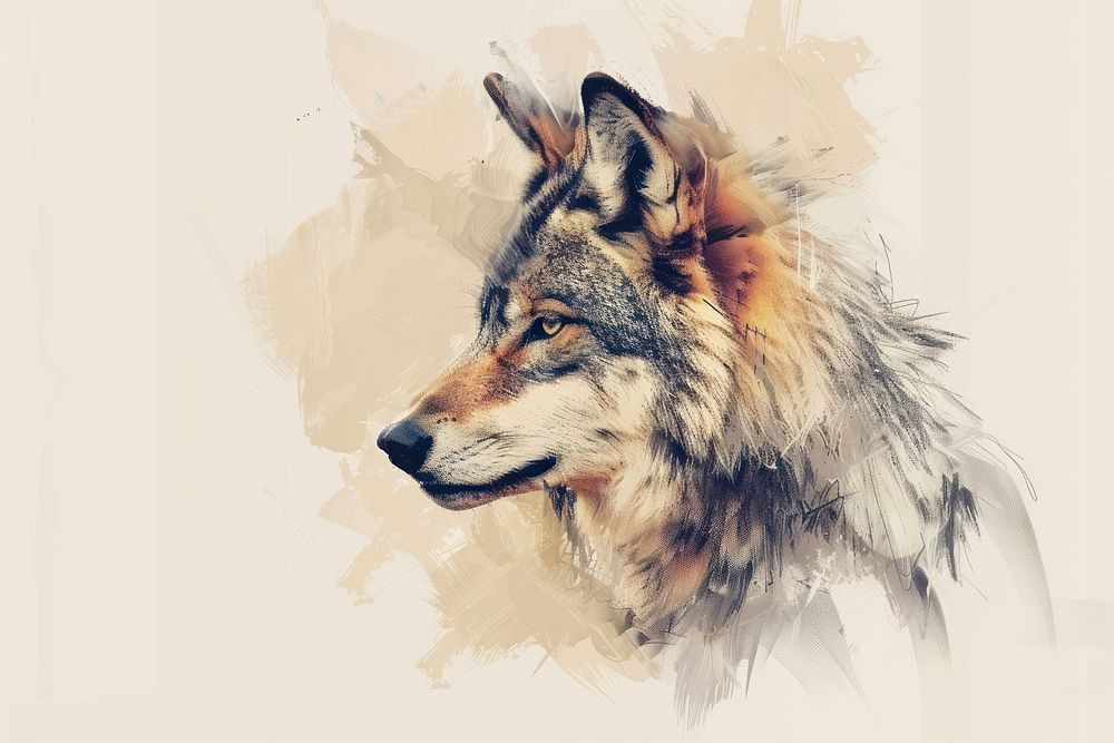 Wolf animal mammal canine.
