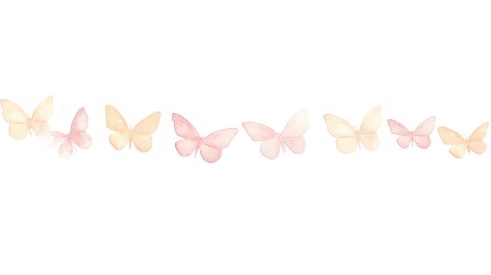 Butterflies as divider watercolor accessories accessory dynamite.