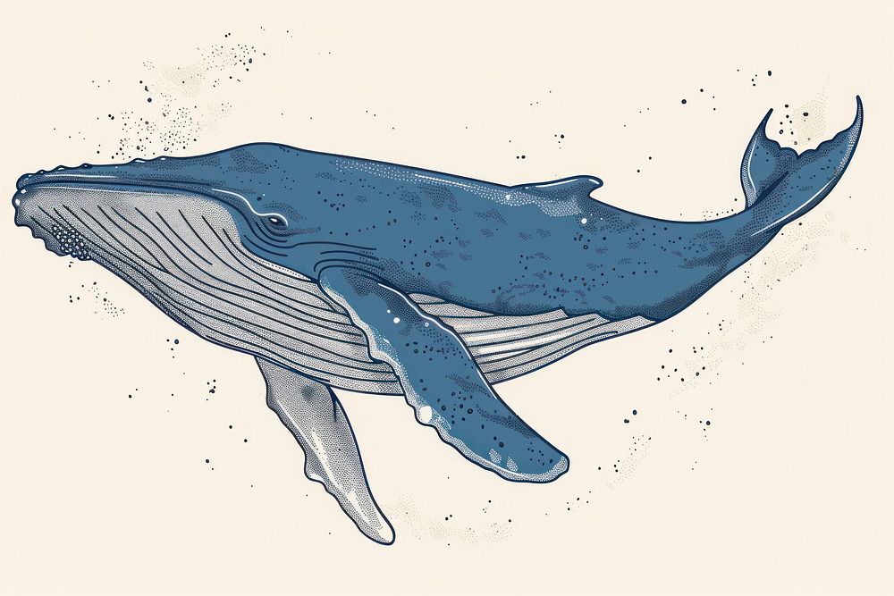 Blue whale animal mammal shark.