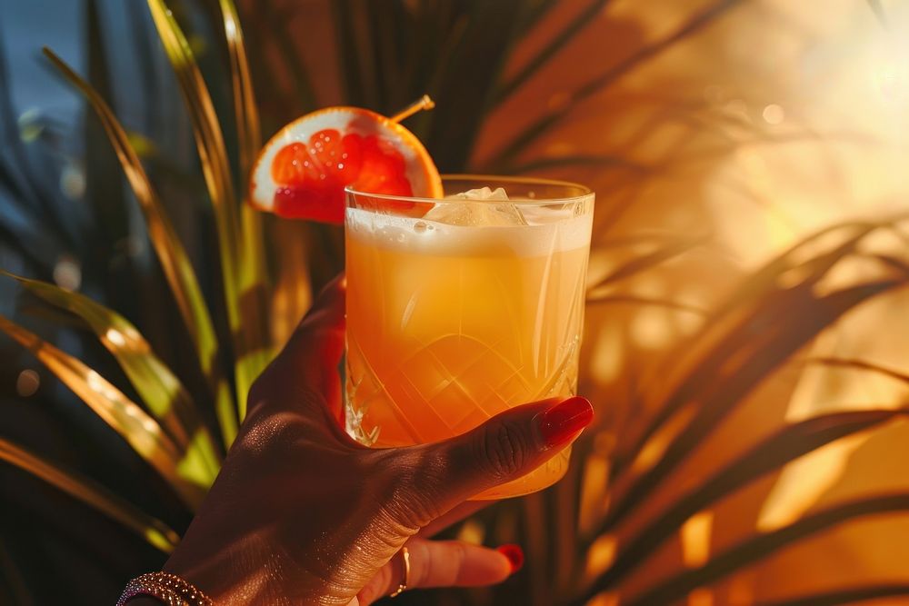 Cocktail drink woman grapefruit.