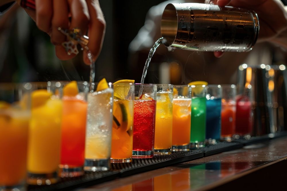 Cocktail bartender beverage alcohol.