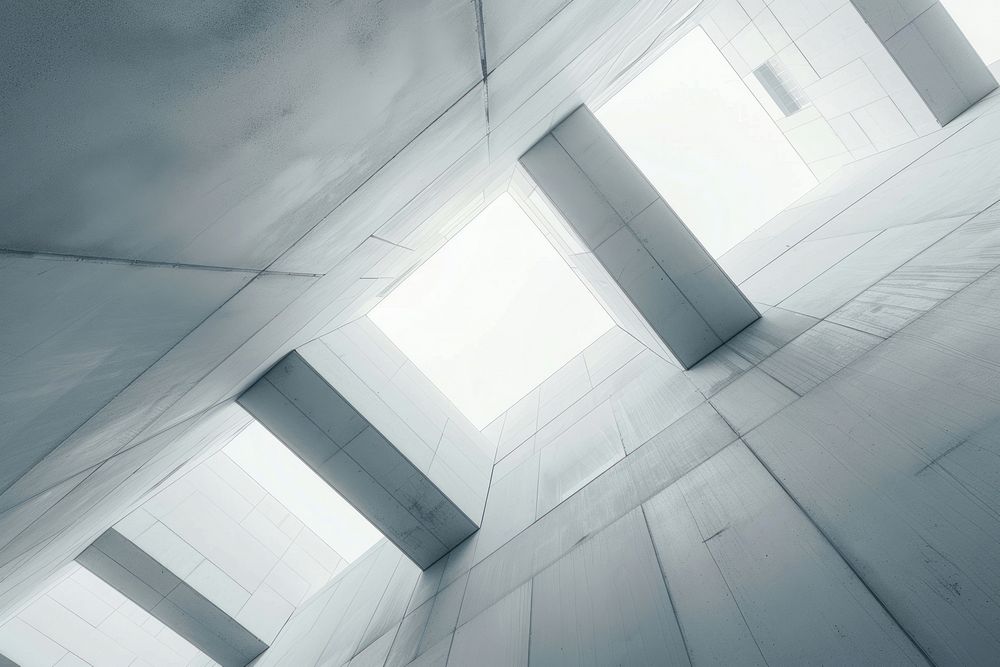 Office space architecture building skylight.