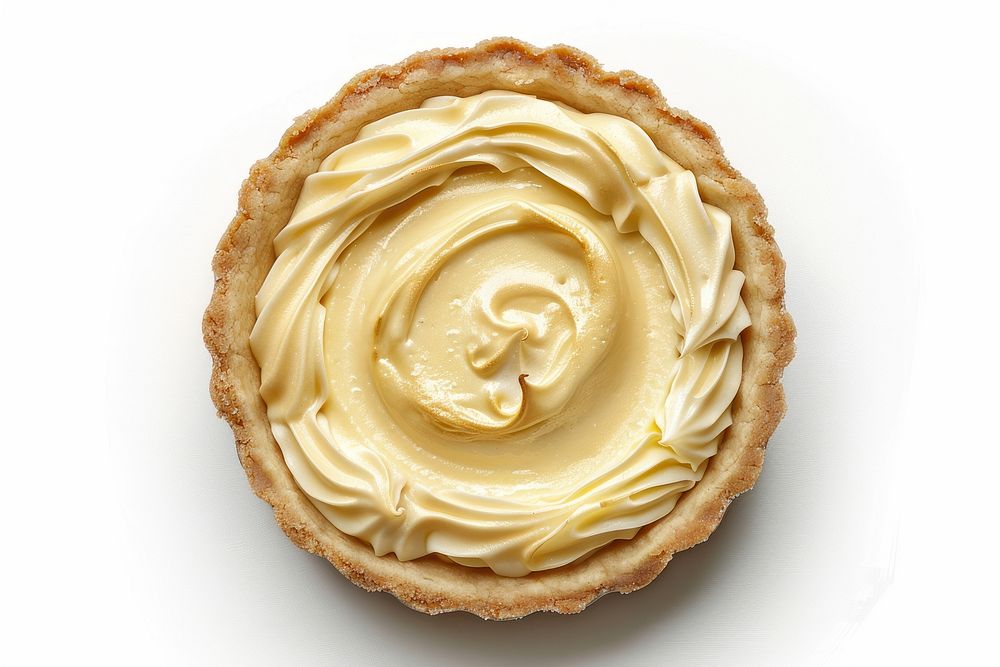 Meringue pie custard dessert butter.