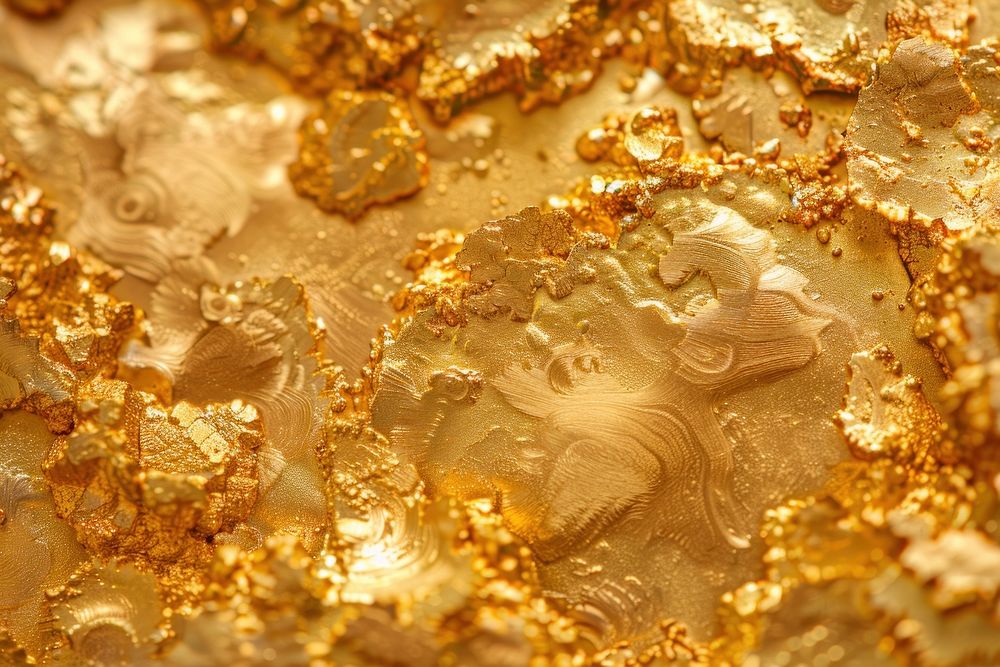 Pure gold treasure festival hanukkah menorah.