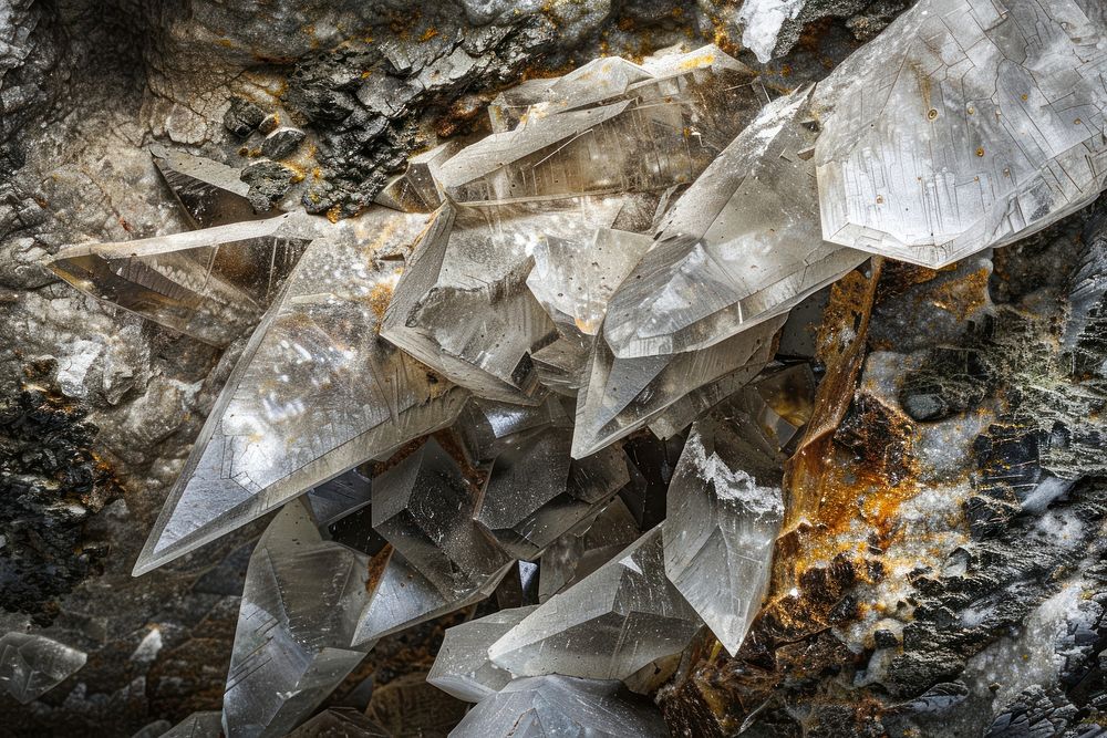 Zircon crystal mineral quartz.