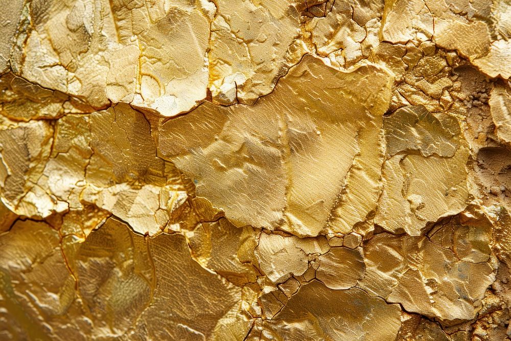 Pure gold texture treasure reptile.