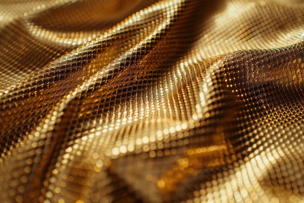 Gold shirt texture reptile animal.