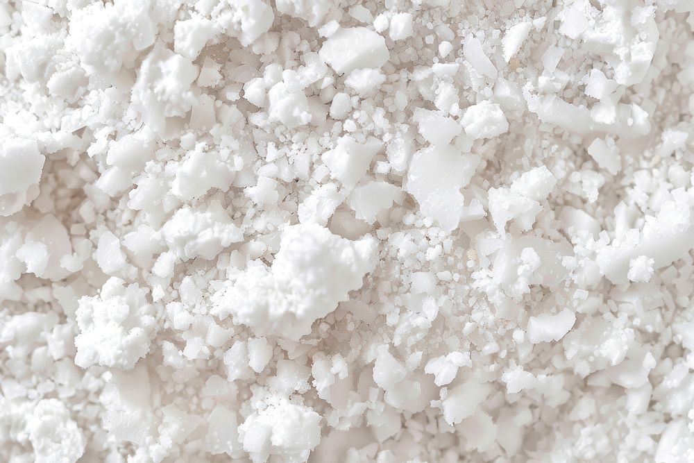 Salt with high salinity outdoors powder flour.