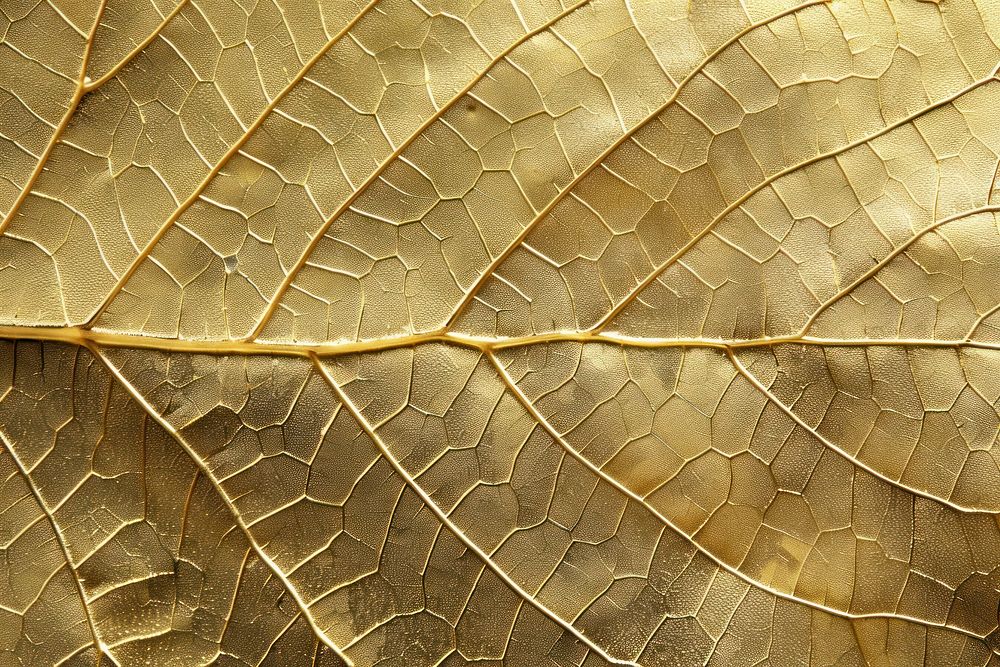 Gold leaf texture plant.