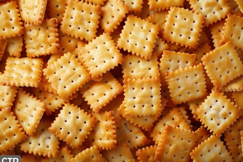 Cracker biscuits cracker bread plate.