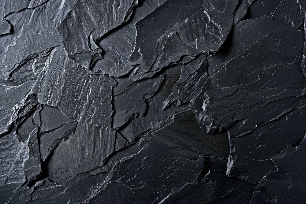 Schist slate black.